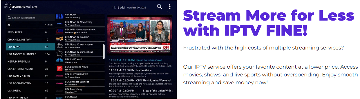 Legal IPTV Providers in the USA